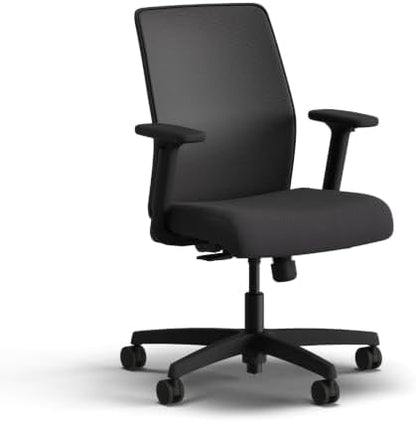 HON Ignition 2.0 Low Back Ergonomic Office Chair, Desk Chair, Onyx